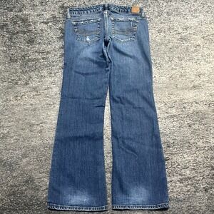 American Eagle Jeans Favorite Boyfriend Womens 6 (31x30) Low Rise Stretch Flare